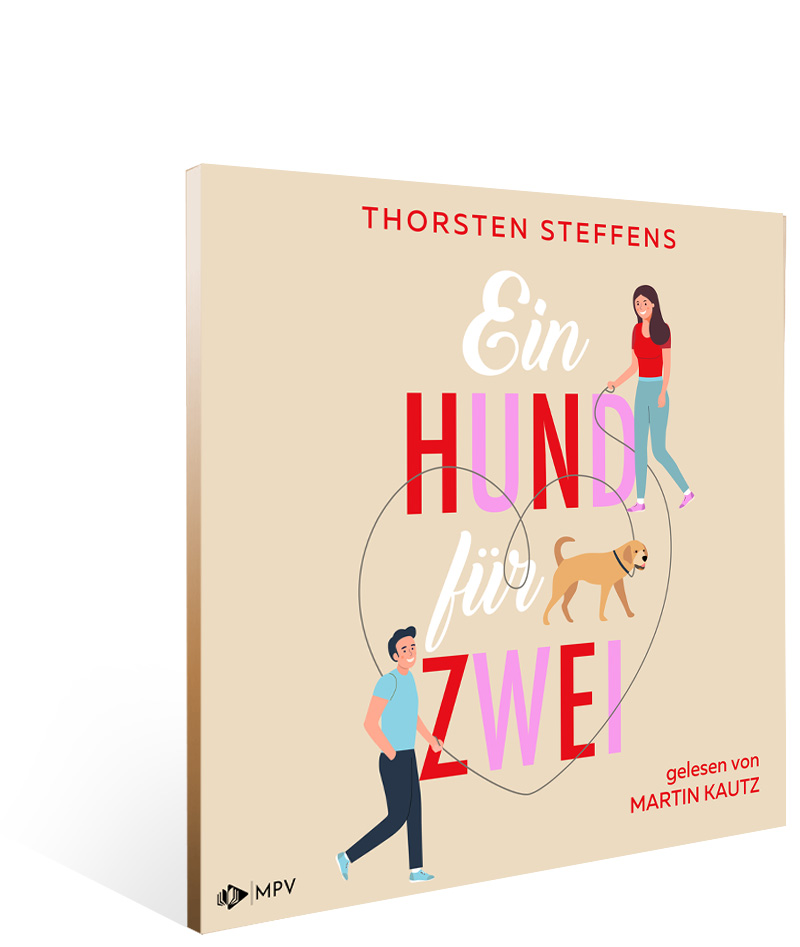 Ein Hund für zwei - Cover - Hörbuch - gelesen von Martin Kautz - erschienen im MP Verlag 2023
